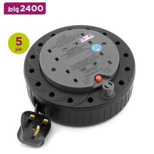 وصلة اشتراك كهربائي 10 أمبير 4 مخارج بطول 5 متر