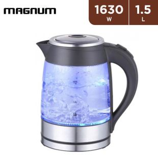 1.5L Cordless Glass Kettle by Magnum