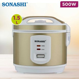 جهاز طبخ الأرز سعة 1.5 لتر 500 واط من Sonashi