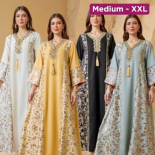 عباية بنقوش أنيقة للسيدات