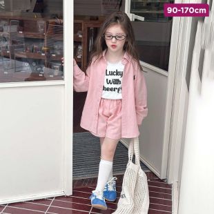 Cotton Shirt and Shorts Set For Girls