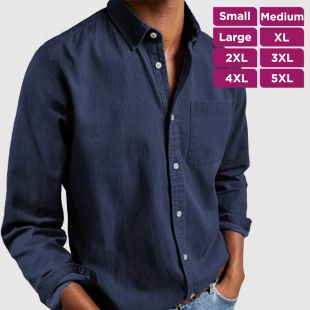 قميص أنيق بياقة مرتفعة للرجال