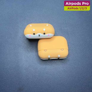 غطاء حماية لسماعات إيربودز بتصميم Papa Dog