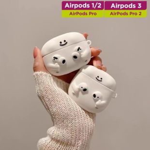 غطاء حماية لسماعات إيربودز بتصميم Headphones