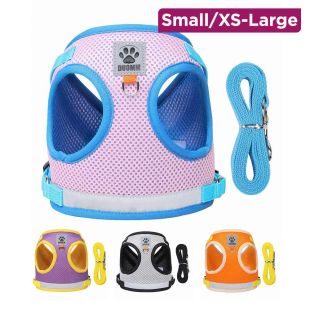 Mesh harness and leash set for pets