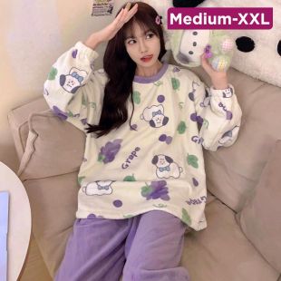Soft Winter Pajama Set For Women