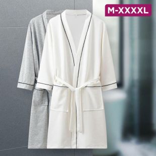 Cotton Long Sleeves Bath Robe for Women