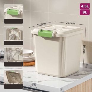 صندوق تخزين حبوب منزلي