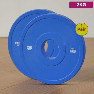 Colorful Olympic Weight Plates 2KG Pair