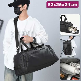 Multifunctional Waterproof Backpack and Shoulder Bag - 52 x 26 x 24 cm