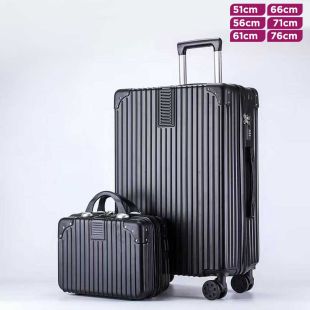 Large Hard Shell Travel Suitcase with Carry-On Bag