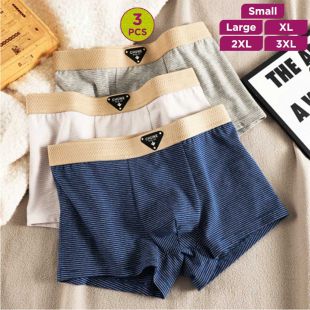 Men's Fit Cotton Underwear 3-Pcs