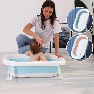Foldable Bathtub with Drain Plug