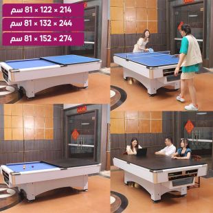 طاولة بلياردو وتنس احترافية 2 في 1