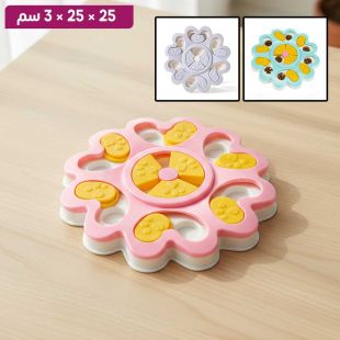 وعاء طعام Petal مضاد للانزلاق للحيوانات الأليفة