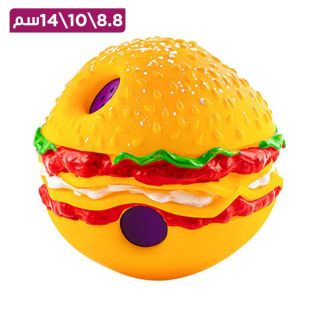 كرة لعب للكلاب بشكل برجر