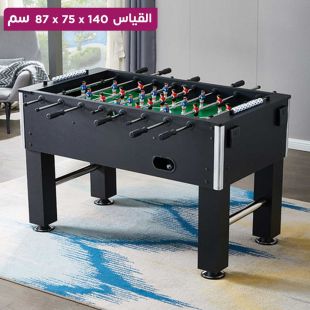 طاولة كرة قدم مع 8 أقطاب - 140 × 75 × 87 سم