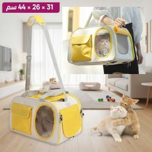 حقيبة ظهر كبيرة للحيوانات الأليفة جيدة التهوية