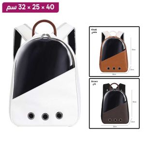 حقيبة ظهر للحيوانات الأليفة شفافة