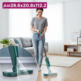 ممسحة كهربائية لاسلكية برذاذ مياه