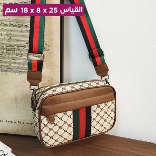 حقيبة كروس كاجوال للرجال والنساء بتصميم كوري 18 × 8 × 25 سم
