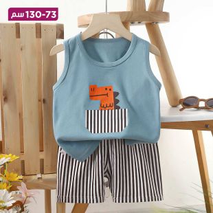 طقم قطعتين بتصميم Crocodile للأطفال