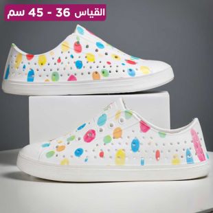 حذاء مقاومة للماء بتصميم Spotted للسيدات