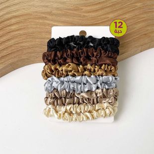 ربطات شعر أنيقة للسيدات - 12 قطعة