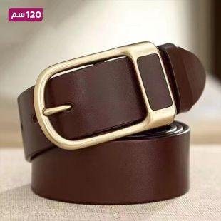 حزام جلد كلاسيكي للرجال 120 سم