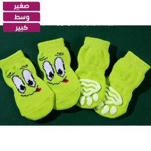 جوارب Green Eyes عالية الجودة غير القابلة للانزلاق للحيوانات الأليفة