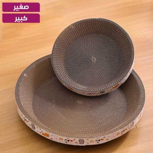 لوح خدش للقطط شكل وعاء
