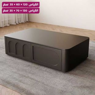 طاولة خشبية متعددة الإستخدامات مع 2 درج و2 باب