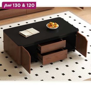 طاولة خشبية متعددة الإستخدامات مع 4 أدراج و 4 باب