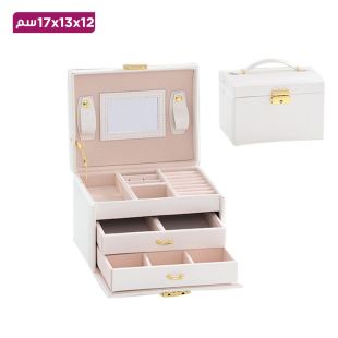 علبة تنظيم المجوهرات بسحاب 12 × 13 × 17 سم