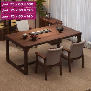 طاولة جانبية متعددة الإستخدامات من الخشب الصلب