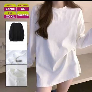 Elegant Cotton Long-Sleeve T-Shirt
