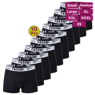 Comfortable Summer Boxer Shorts for Men - 10Pcs