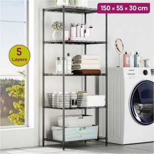 Multi Purpose Steel Rack 5 Layers 150 × 55 × 30 cm