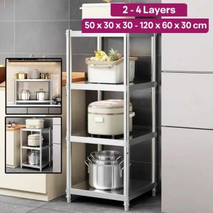 Multi Layer Stainless Steel Kitchen Rack