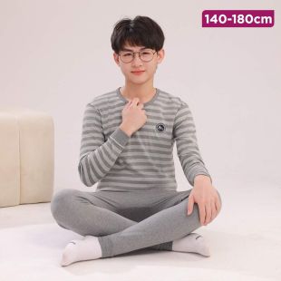 Long-Sleeve Cotton Sleepwear For Kids