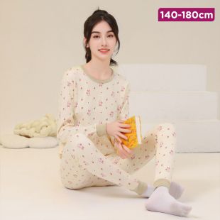 Perfect and Cool Autumn Long-Sleeve Cotton PJs For Girls