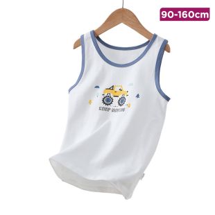 Boys Cotton Undershirt with Off-road Design