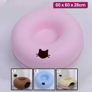 Donut Shaped Semi-Enclosed Cat House