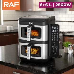 12L Dual Digital Air Fryer 2800W by RAF