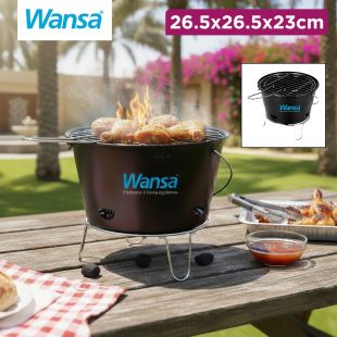 Mini Charcoal Grill Basket 26.5x26.5x23 cm by Wansa