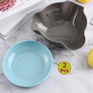 Plastic Bowl for Snacks and Light Meals – 2 Pieces