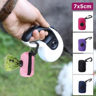 Mesh Pet Waste Bag Dispenser with Hook