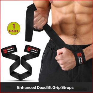 Enhanced Deadlift Grip Straps - 1 Pair