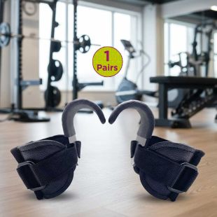 Adjustable Steel Hook Durable Pull-up Assist Belt - 1 Pair