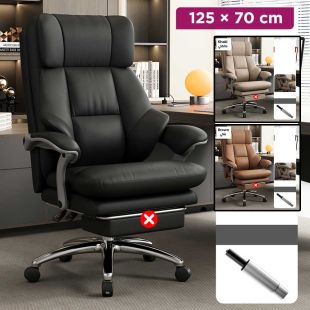 Office Chair PU Leather 125 × 70 cm